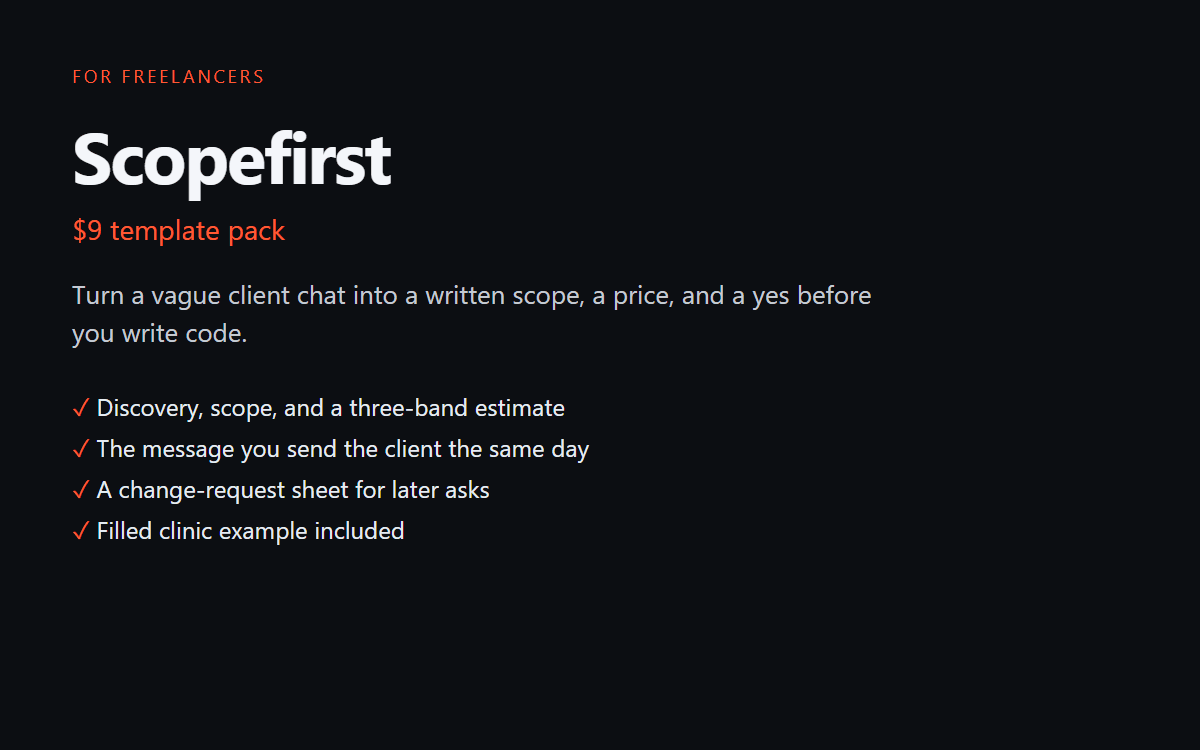 Scopefirst