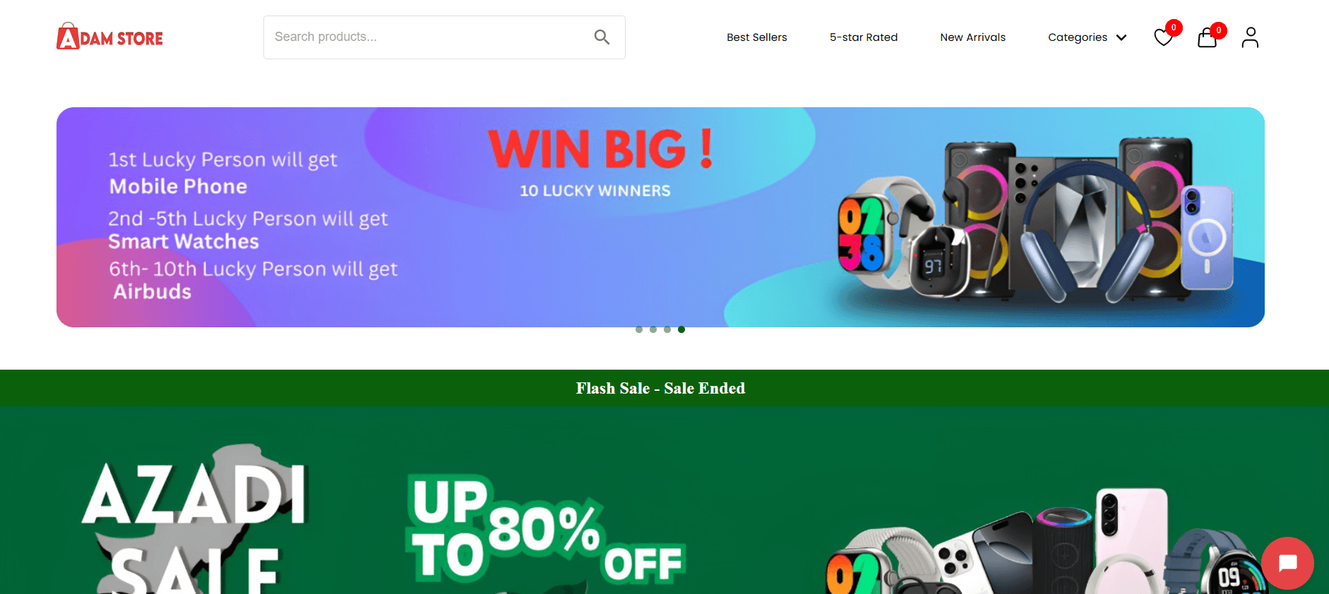 Adam Store - Full E-Commerce Platform